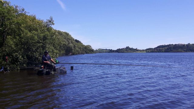Beautiful weather on Lough Muckno