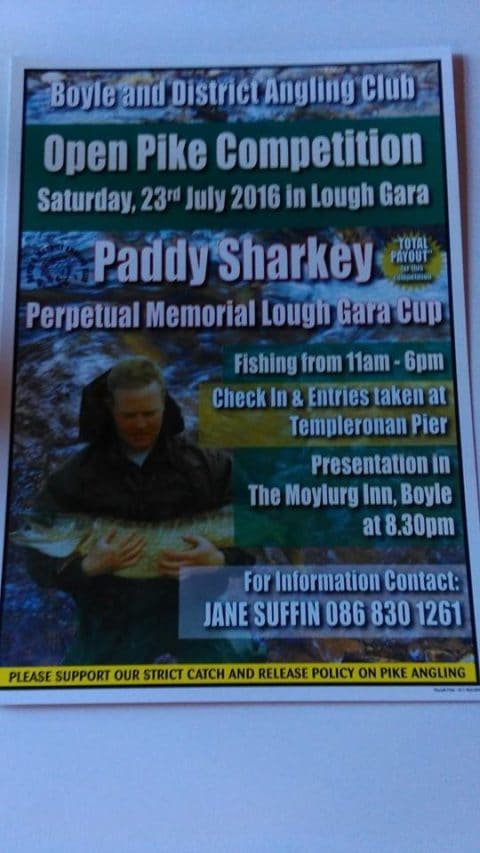 Boyle & District - Paddy Sharkey Competition 2016