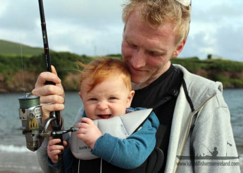 The wee man is a natural angler