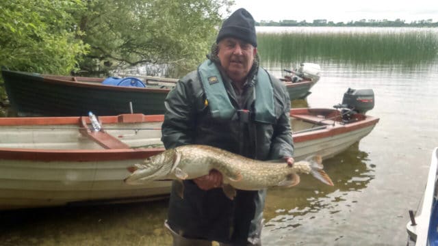 John Dooner with the winning Ennell pike of 15lbs.