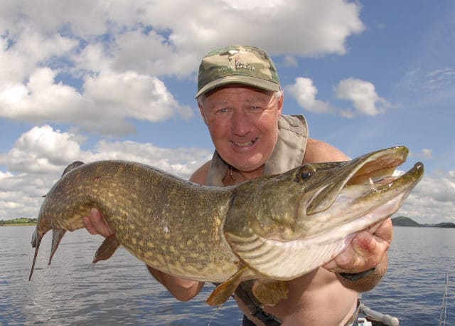 A Toothy Cretter. A lovely summer pike for Mick