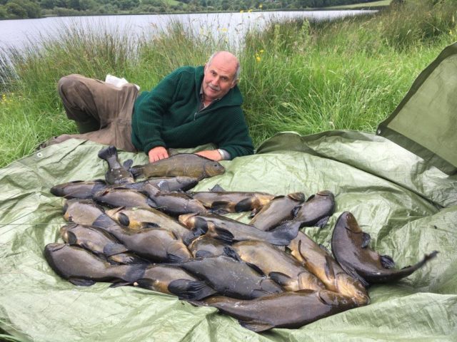 Thomas Wolf from Germany with great bags of tench