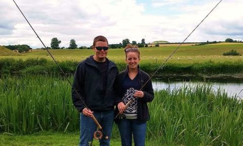 Nick and Katie from the USA on the River Boyne This Week
