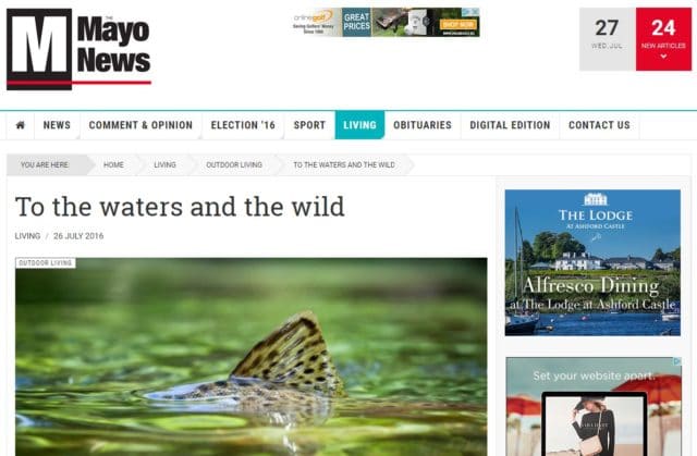 To the waters and the wild, The Mayo News