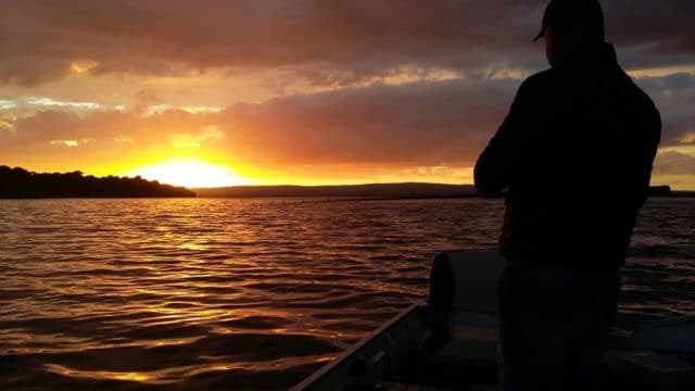 Last light on Lough Derg
