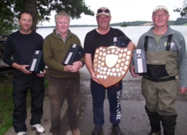 Dublin Trout Anglers  Team. Donal Rafferty , Gary Coakley , Gerry Heaslip - Captain and John O'Neill