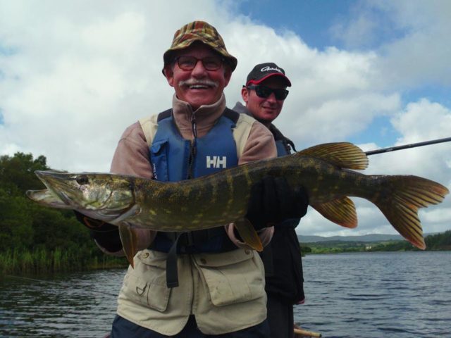 On of 11 pike caught on Lough Allua last Friday