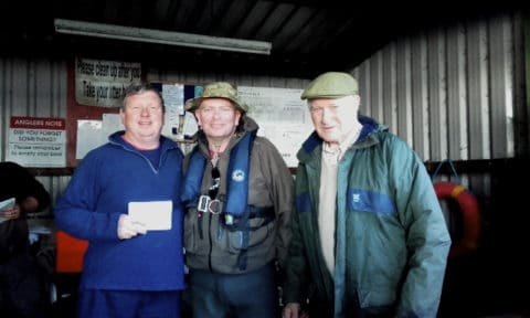 Lene winner Niall Maher, Gary Carolan CLF sponsor first prize, and Tom Fagan Chairman of L.L.A.A.