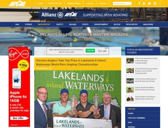German Anglers Take Top Prize in Lakelands & Inland Waterways World Pairs Angling Championships