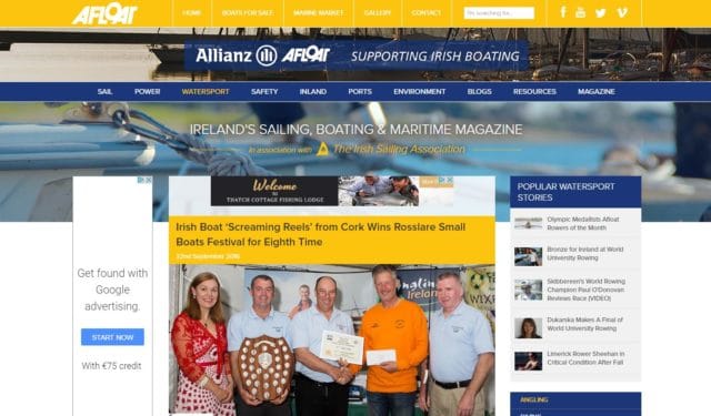 Irish Boat ‘Screaming Reels’ from Cork Wins Rosslare Small Boats Festival for Eighth Time