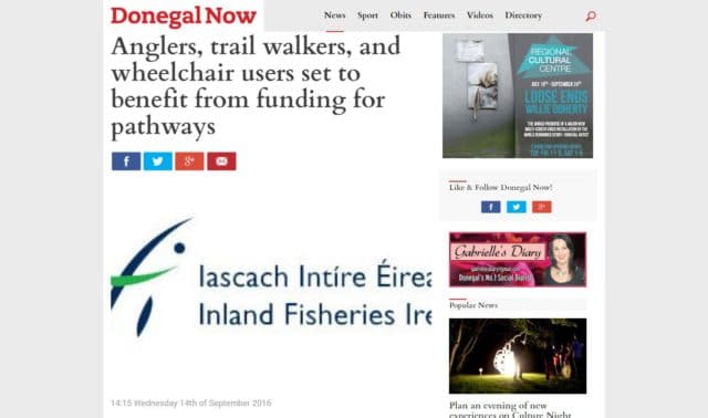 Anglers, trail walkers, and wheelchair users set to benefit from funding for pathways Anglers, trail walkers, and wheelchair users set to benefit from funding for pathways