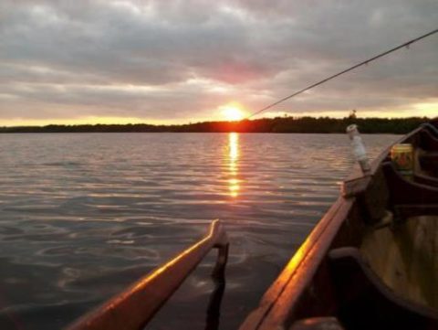 Sunset on Lough Sheelin