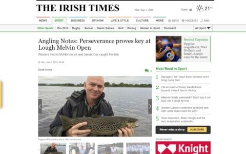 Angling Notes: Perseverance proves key at Lough Melvin Open