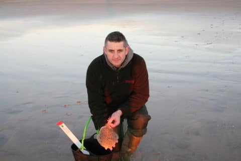 Shane Rochford with a turbot