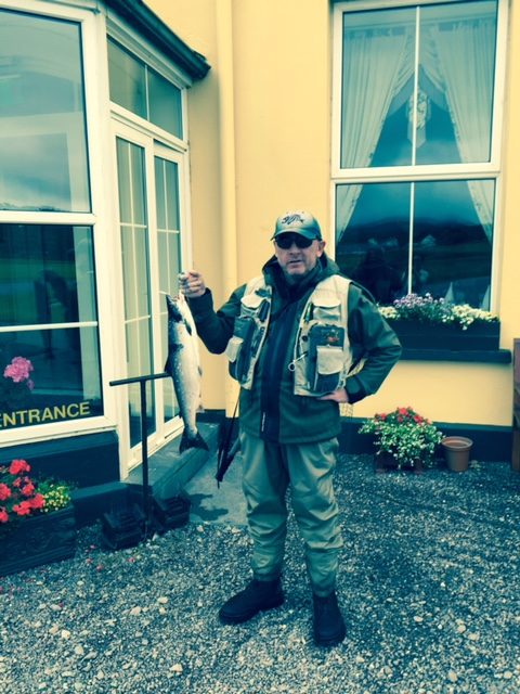 Donal with his fine Salmon