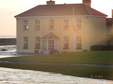 Waterville House under siege