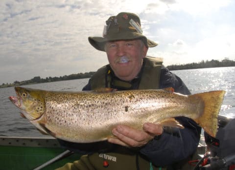 Tom O'Toole with lovely Owel trout