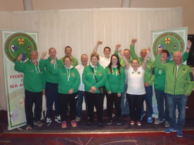 The victorious Mens and Women's Teams