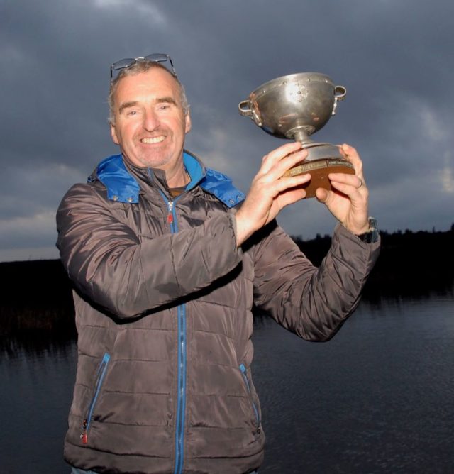 A delighted Martin Moffatt with the Murtagh Cup