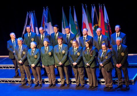 The Irish mens and womens teams who won Gold in the World Championships