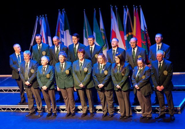 The Irish mens and womens teams who won Gold in the World Championships