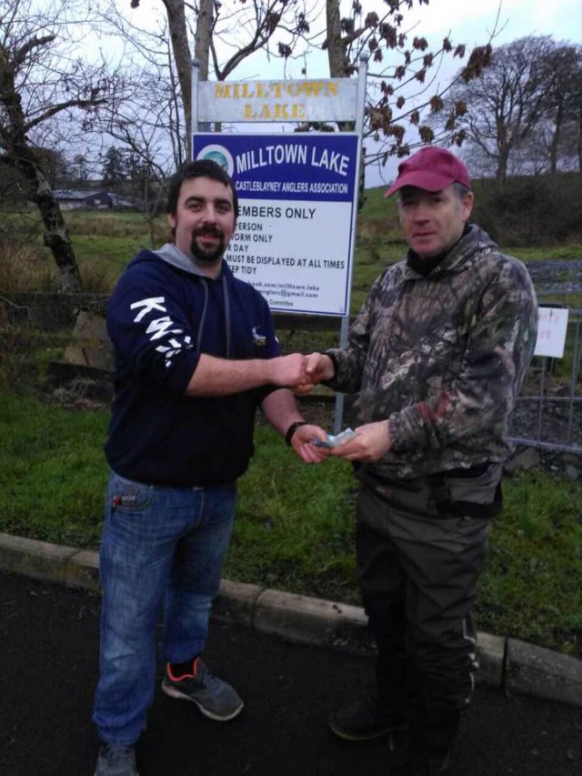 One of the winners at Milltown