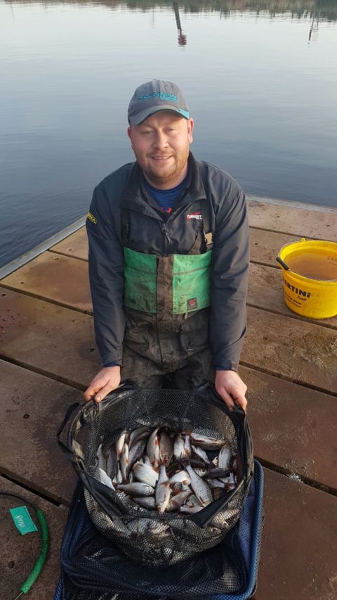 Everyone caught decent numbers of roach