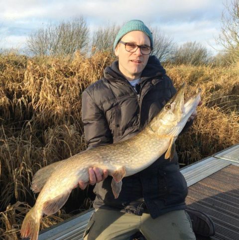 Yuri with a nice pike.