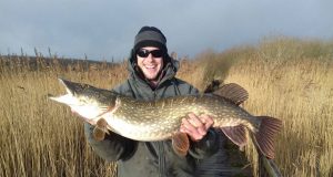 Steve Farrelly with his 17lb pike