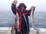 Kinsale Charters report some interesting catches Hake and Haddock double from earlier this week