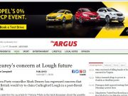 Dearey's concern at Lough future