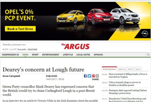 Dearey's concern at Lough future