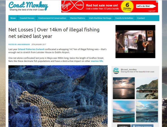 Net Losses | Over 14km of illegal fishing net seized last year
