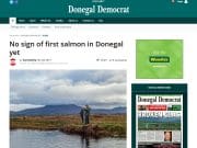 No sign of first salmon in Donegal yet, Donegal Democrat No sign of first salmon in Donegal yet