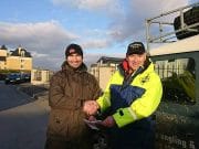 Donegal shore angling competition won by Killybegs Mariners angler Sean Carty with Mariners, John Cunningham
