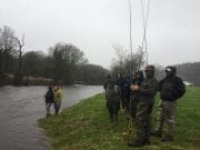 Munster Blackwater opens – high hopes drowned by high water Glenda Powell and her band of merry anglers on opening day