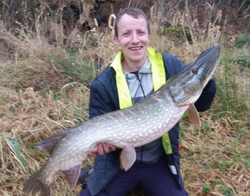 Paul Gosson's 29lb pike took a lamprey deadbait
