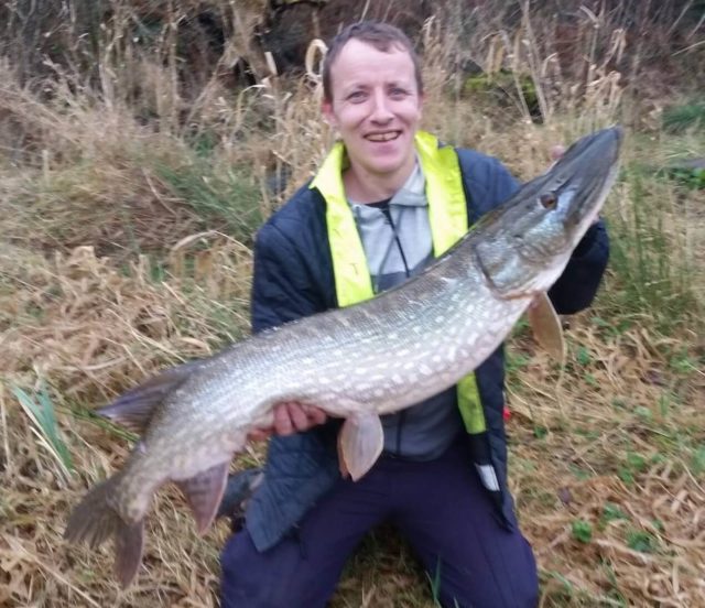 Paul Gosson's 29lb pike took a lamprey deadbait