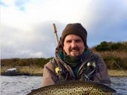 Corrib off to a fine start as early season conditions help anglers Galway angler Andrew Boyd with a nice Corrib trout taken on opening day.