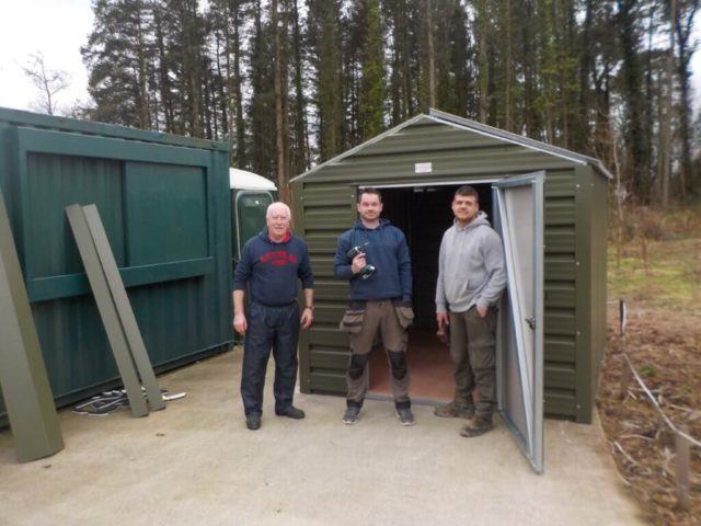 New fishing hut at Knockaderry