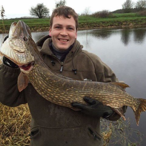 Lovely Shannon pike caught and carefully released by John Burns.
