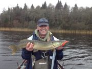 Lough Key pike fly competition is won to Mark A nice pike on fly on a poor day