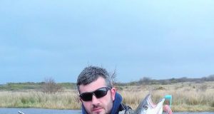 Julian Ciconte with his fish from the Wash Stones on Tuesday. Pic courtesy J. Ciconte