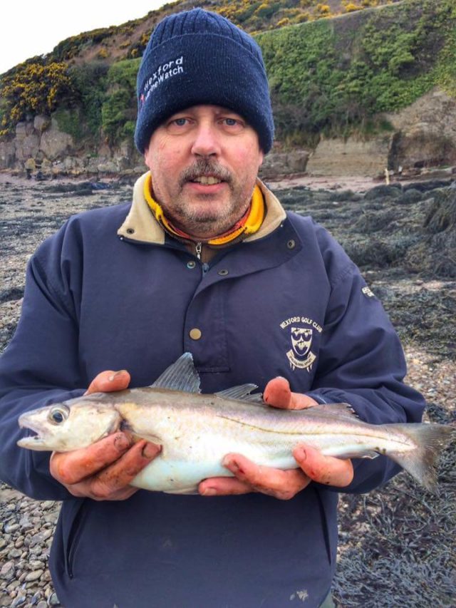 Rob Denby had the best round fish - 38cm whiting