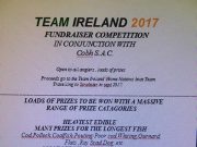 Team Ireland Fund Raiser on April 8th Fund raiser for Home Nations boat team