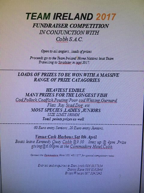Fund raiser for Home Nations boat team