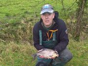 Dam fine fishing for Munster Coarse Anglers at O'Brien's Bridge There a few nice fish amongst the smaller roach and hybrids