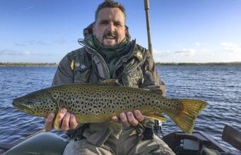 Andrew Boyd with a beautiful Corrib trout of 5.5lbs