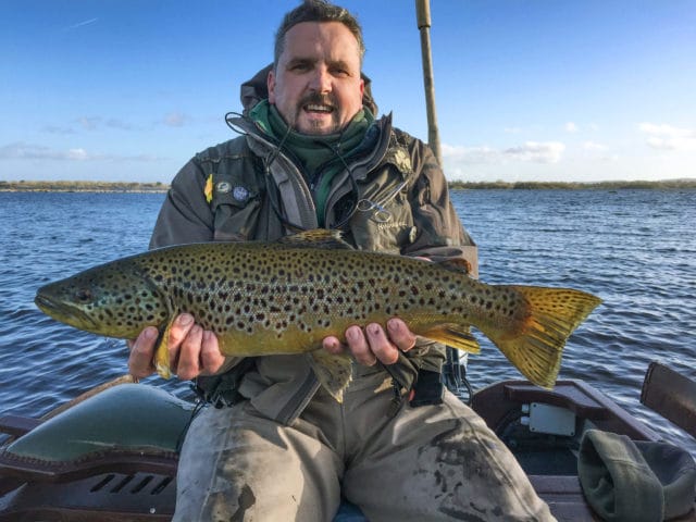 Andrew Boyd with a beautiful Corrib trout of 5.5lbs