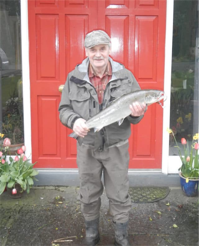Arne Forsgren was the first to land a fish